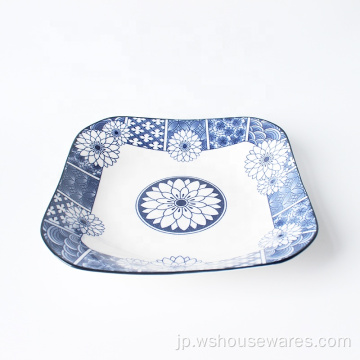 Qinghua Porcelain Pad Printing 6inch Bowl for Weeding